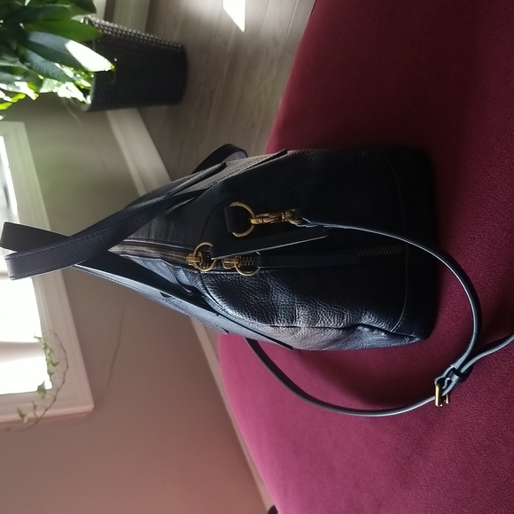 Fossil Sydney Satchel Blue Old English Hardware - Picture 2 of 6